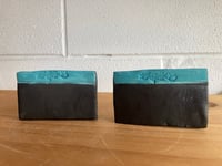 Image 3 of Beat Up Mixtape Ceramic Sculpture Black & Teal