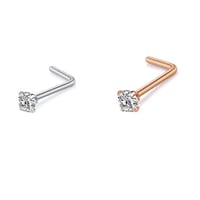 L Shape Nose Stud