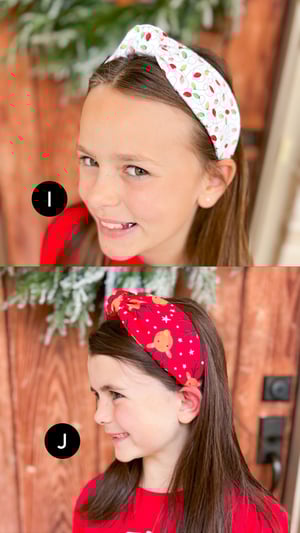 Christmas Knot Headbands- 10 Styles