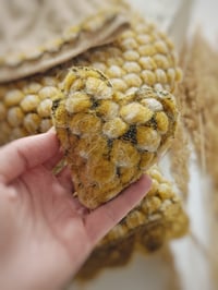 Image 3 of Newborn Photo Prop Set | Mini Rug | heart | bonnet for Photoshoot | mustard | beige