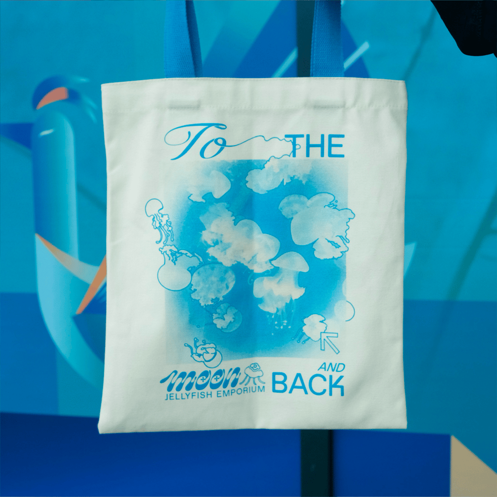 Image of MOON JELLYFISH TOTE BAG