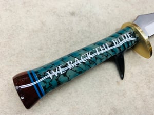 Image of We Back the Blue Stainless Knife