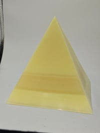 Image 1 of large aqua/blue pyramid 