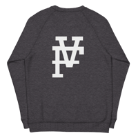 Image 4 of PHRZK Unisex Organic Raglan Sweatshirt "White Label"
