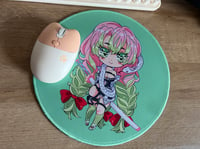 Image 1 of Chibi M Mouse Pad / Round / Green 