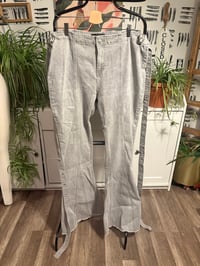 Image 1 of Fashion nova gray denim jeans 
