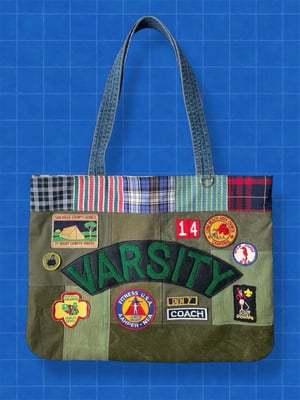 Image of VARSITY CAMP TOTE - GREEN