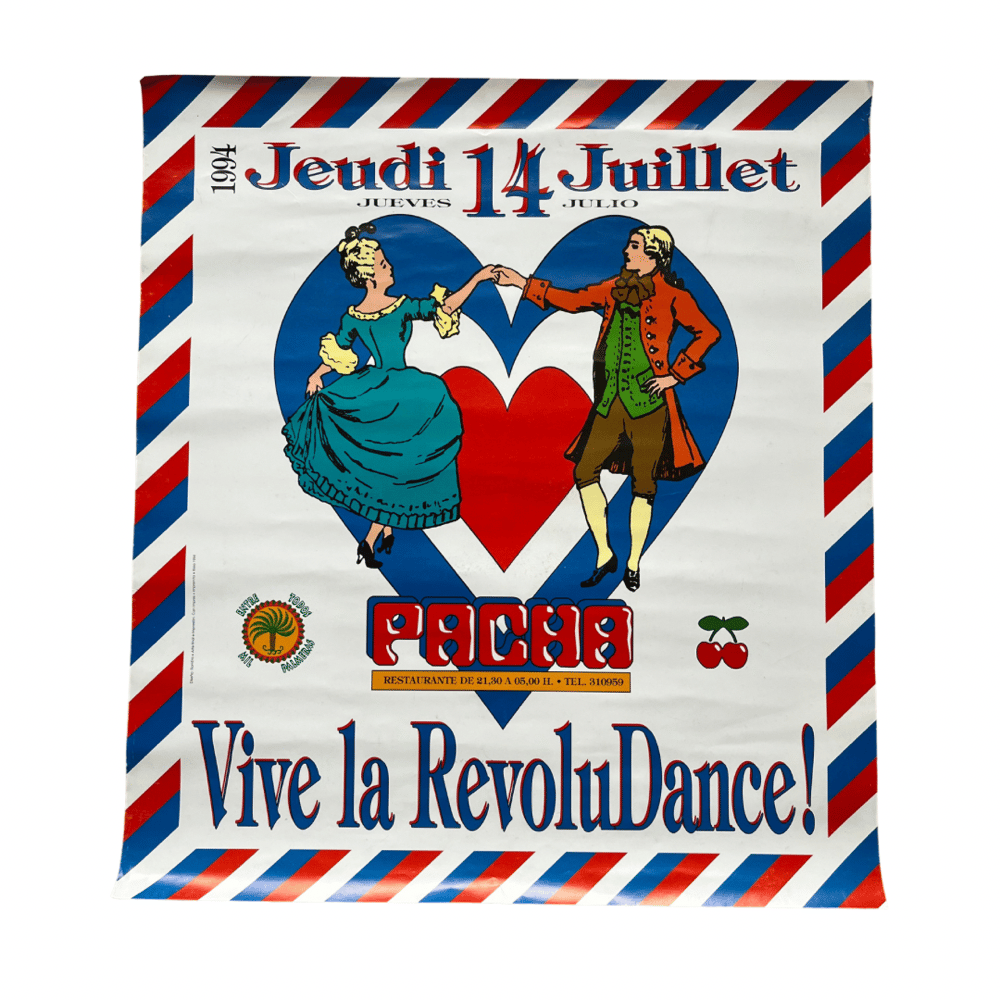 Image of 1994 Pacha Ibiza original event poster