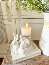Image 1 of SALE! Porcelain Rabbit Candle Holder