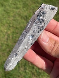Image 15 of Mongolian Quartz With Hematite Flowers #1958