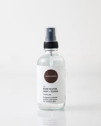 Image 1 of Rose Water Botanical Mist | Face + Hair Hydration