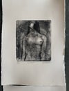 “Sighs” drypoint