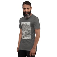 Image 23 of Antique Anatomical Illustration Human Skeleton and Landscape Unisex t-shirt