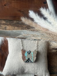 Image 2 of Kingman Butterfly Necklace 