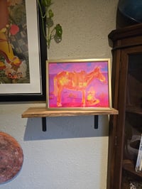 Image 4 of Smoke Break in Pink Framed Print