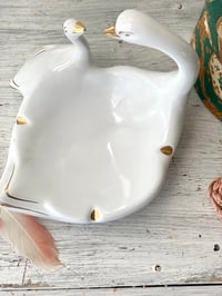 Image 3 of Vide-poches en céramique - cygnes