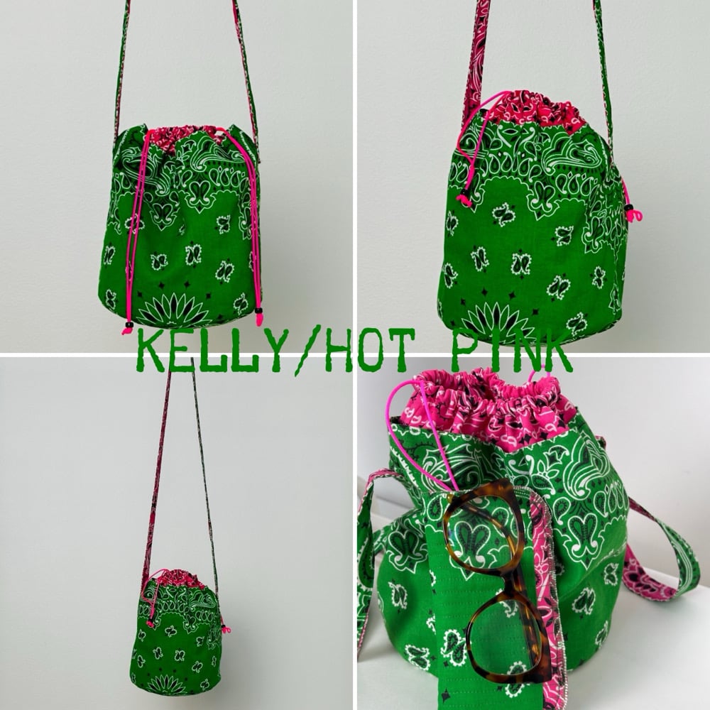 Image of Bandana bucket bag