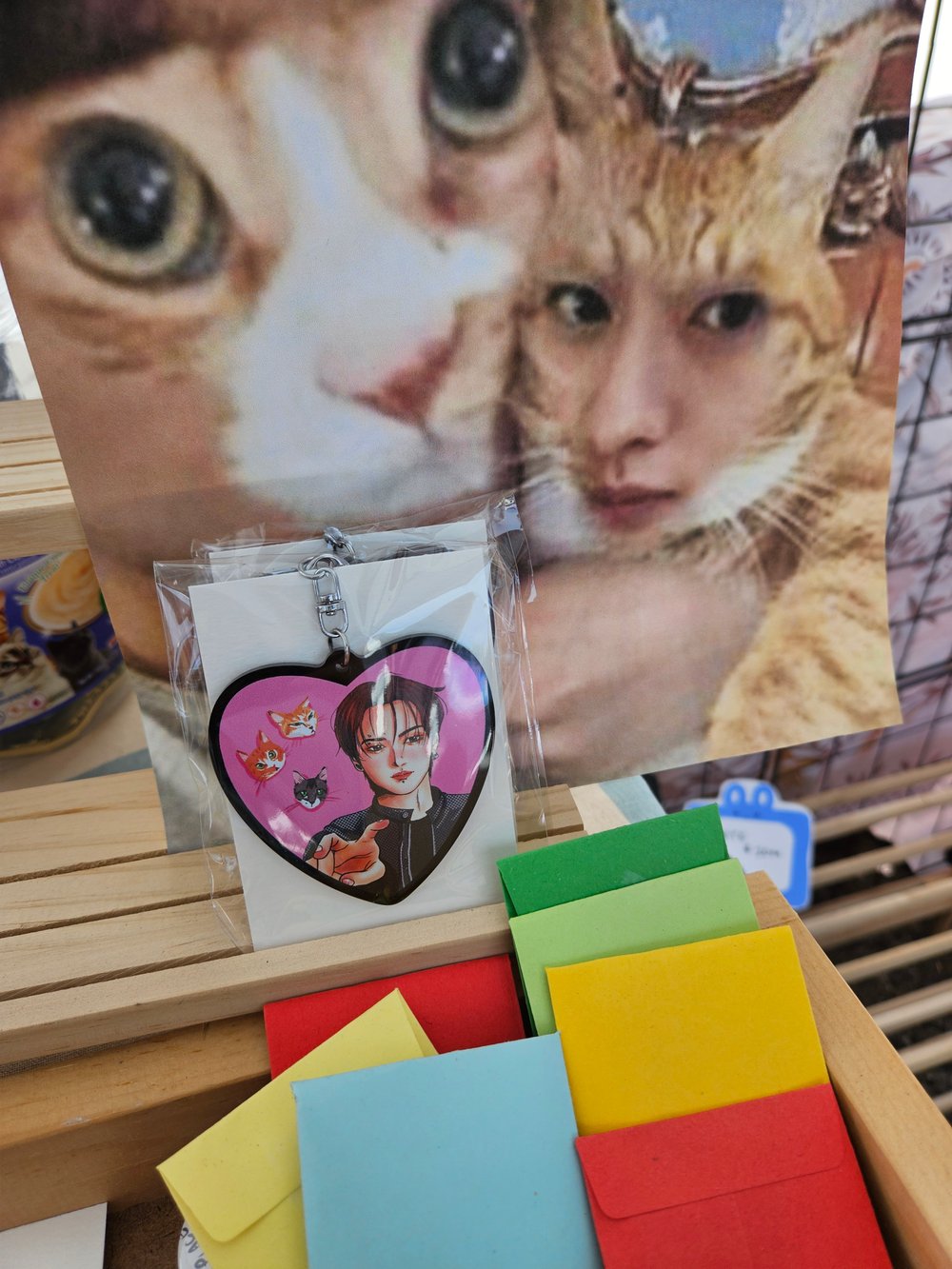 Image of SoonDoongDorLeeknow Black Heart Keychain