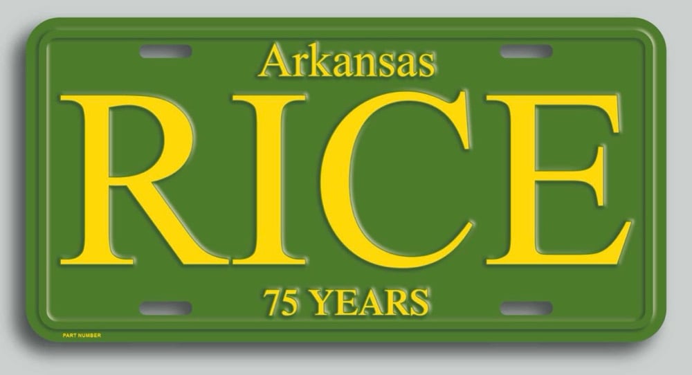 Arkansas RICE License Plate - TWO STYLES