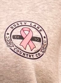 Image 3 of Dusty Lane Breast Cancer Oversized  Hoodie