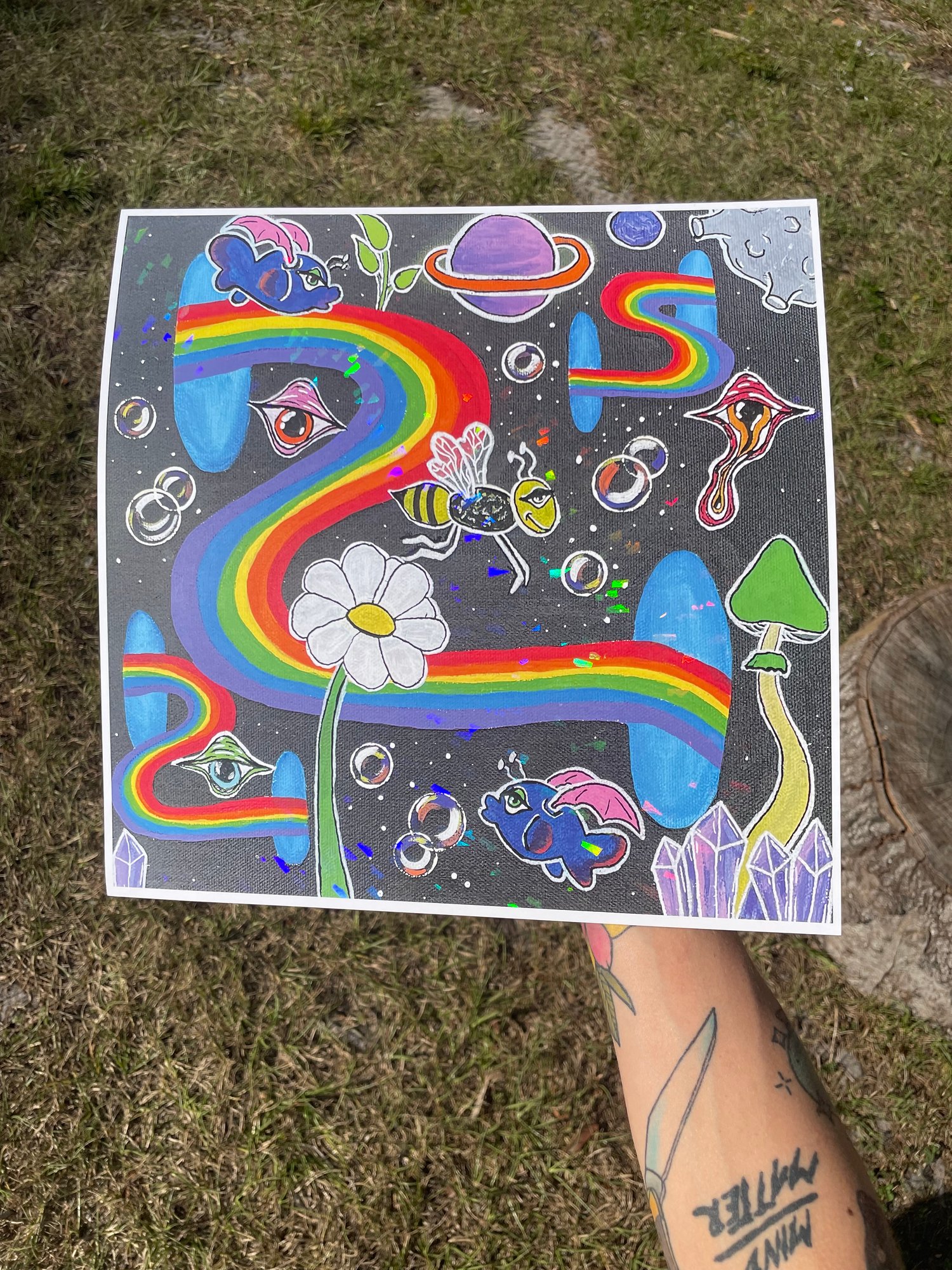 Image of What’s Reality Holographic Print 