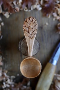 Image 1 of Falling Leaf- Coffee Scoop 