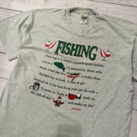 Image 2 of Vintage Fishing Word Tee - XL