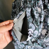 Image 4 of grey & Purple ribbon skirt