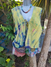 Image 1 of Copy of Mykonos sari jewel waistcoat / top 10-18