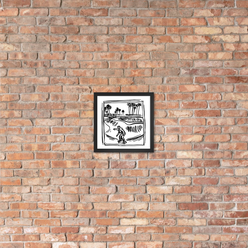 Venice Skate Print - Framed