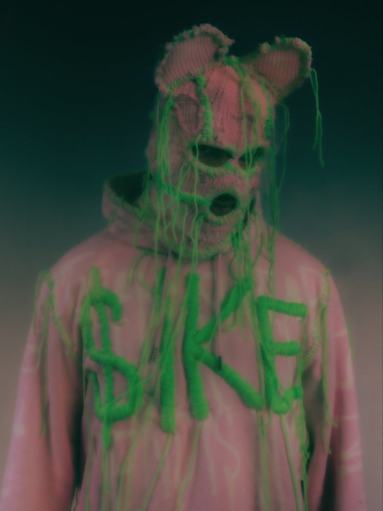 Image of THE END IS NEAR X SIKE SCUM HOODIE & FACEMASK 