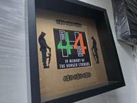 Image 2 of Hunger Strike 44th Anniversary Box Frame 1981-2025.