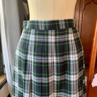 Image 7 of Straven England Plaid Pleated Skirt Medium