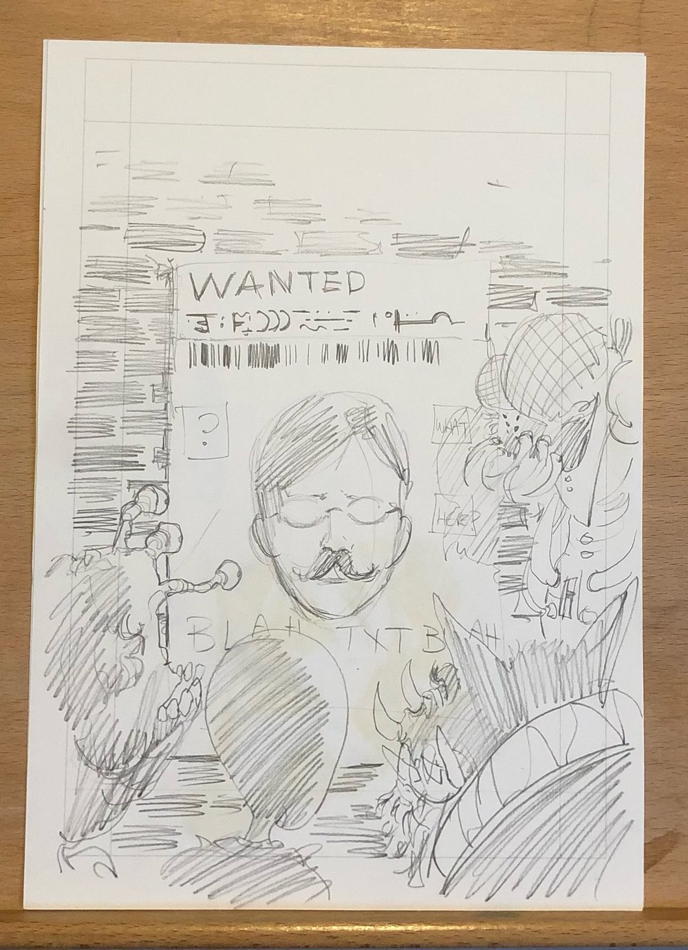 Image of Fort issue 3 cover sketch