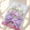 Soring Collection Lilac Broderie Pearl Bow 
