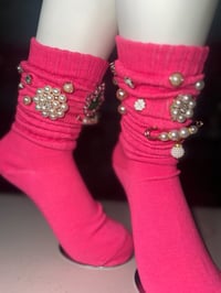 Image 4 of AKA Glam Slouch Socks