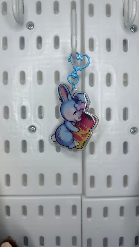 Image of Rabbit Poppers Keyring 