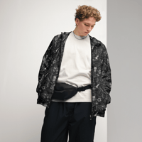 Image 4 of Frostbite Camo Unisex Windbreaker