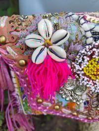 Image 7 of Chilean Bag -Pink fringes and strap