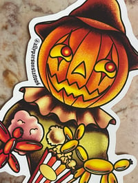 Image 2 of Pumpkin Scarecrow Sticker