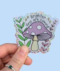 Image 2 of Brighter days glitter vinyl stickers