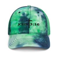 Image 4 of John 3:16 Tye Dye Hat