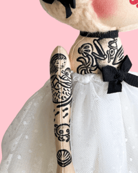 Image 6 of RESERVED FOR JENNIFER TATTOO DREAMS SMALL ART DOLL