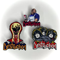 Destruction Metal Pins COMBO