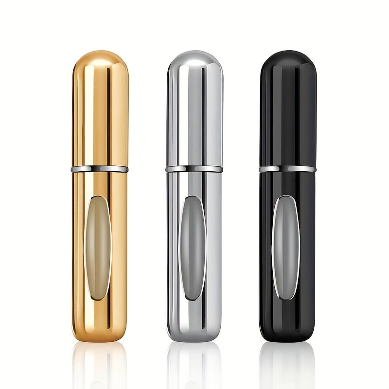 Image of Mini Refillable Perfume Atomizer Aluminum, Travel Perfume Atomizer 5ml, Portable Perfume Dispenser, 