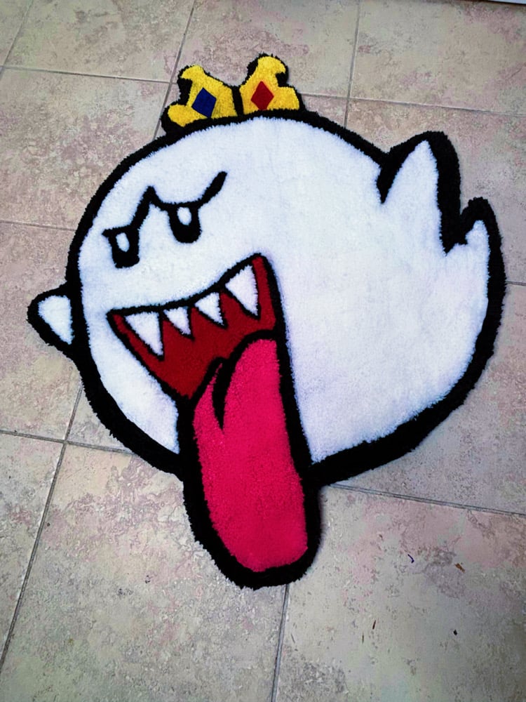 Image of The king boo rug 