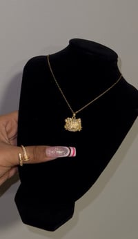Iced HK Face Necklace