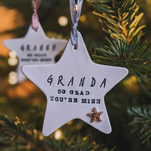 Image of Grandparent Star Decorations