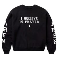 Image 2 of I Believe in Prayer crew/jogger Set 