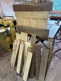 Image 1 of Figured maple and walnut S4S pack, 3/4” thick plus